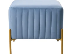 Best Beliani UTAH Velluto Blu Blu Oro