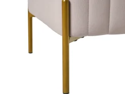 Hot Beliani UTAH Velluto Tortora Beige Oro