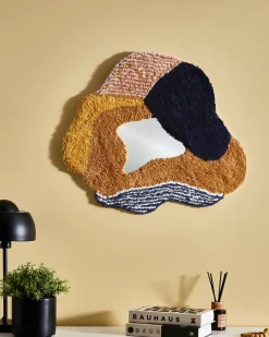 Best Beliani Specchio ABASZA 60 cm 62 cm Cotone Multicolore