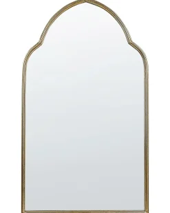 Sale Beliani Specchio ACONCHI 58 cm 100 cm Metallo Oro