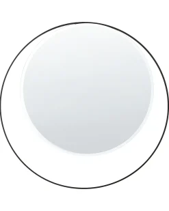 Best Beliani Specchio AGDE 50 cm 50 cm Metallo Nero