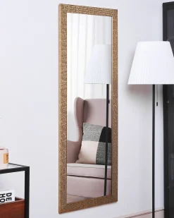 Best Beliani Specchio AJACCIO 50 cm 130 cm Ottone