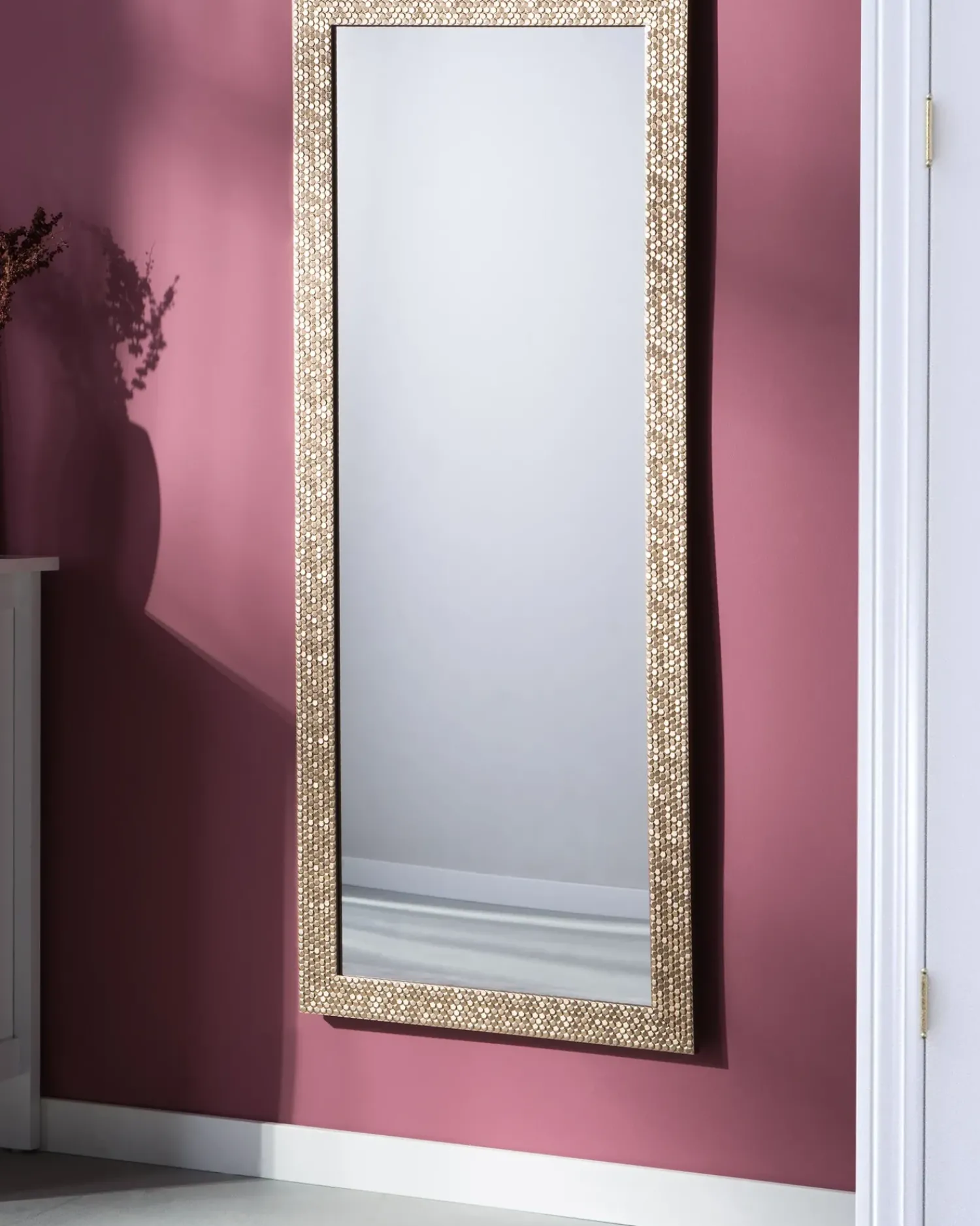 Best Beliani Specchio AJACCIO 50 cm 130 cm Ottone