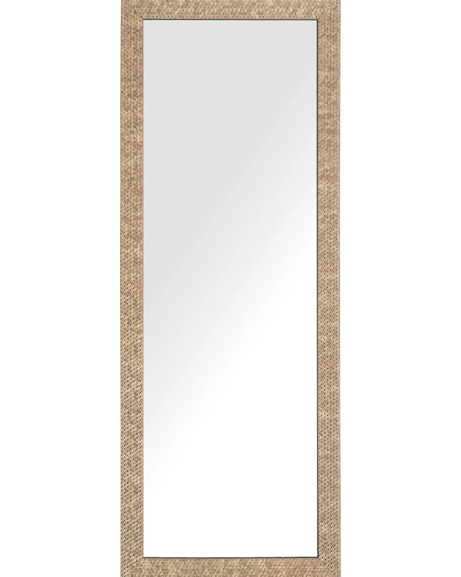 Best Beliani Specchio AJACCIO 50 cm 130 cm Ottone