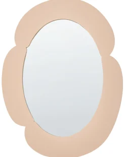 Best Beliani Specchio ALVENA 60 cm 80 cm Beige