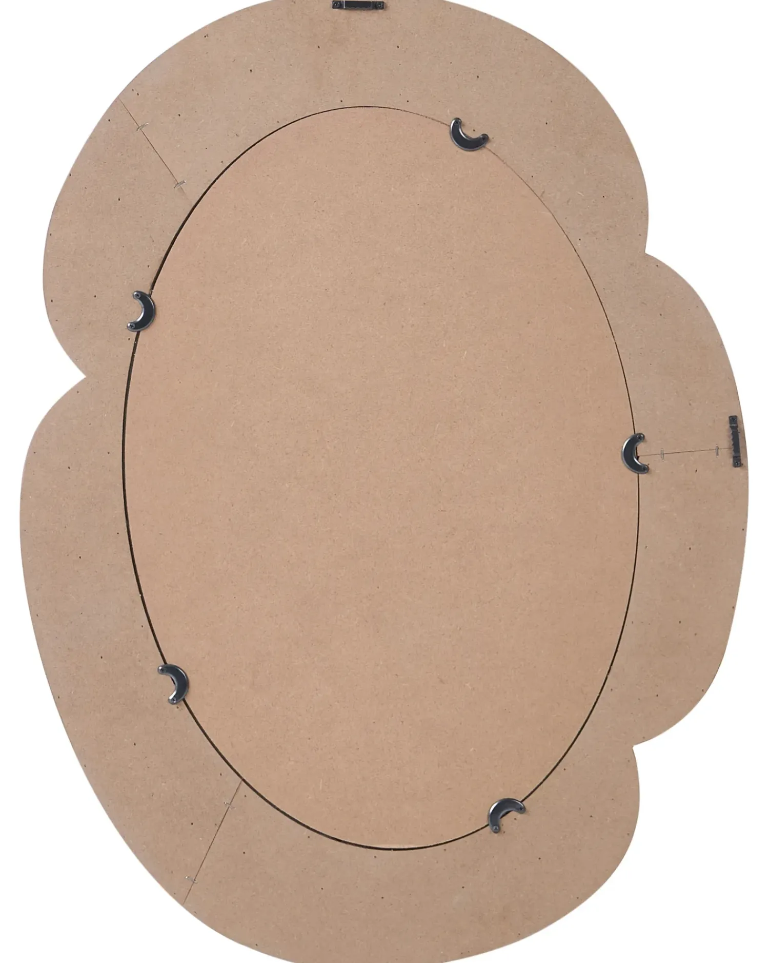 Best Beliani Specchio ALVENA 60 cm 80 cm Beige