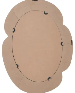 Discount Beliani Specchio ALVENA 60 cm 80 cm scuro Marrone