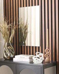 Clearance Beliani Specchio ANGERS 40 cm 60 cm Argento