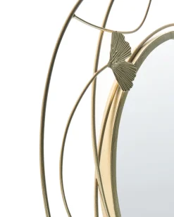 Sale Beliani Specchio ANGLET 46 cm 49 cm Metallo Oro