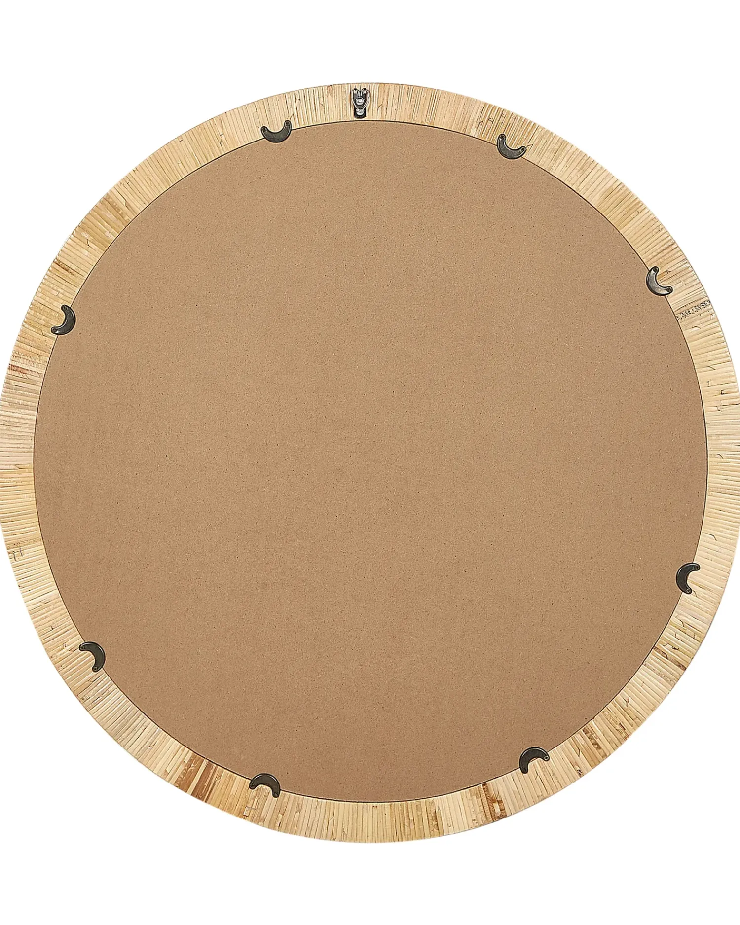 Online Beliani Specchio ANLEZY 80 cm 80 cm Rattan Naturale