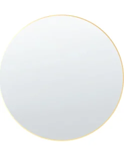 Clearance Beliani Specchio ANNEMASSE 80 cm 80 cm Metallo Oro