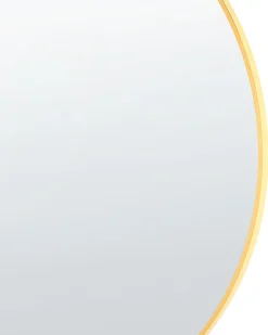 Clearance Beliani Specchio ANNEMASSE 80 cm 80 cm Metallo Oro