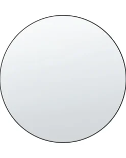 Hot Beliani Specchio ANNEMASSE 80 cm 80 cm Metallo Nero