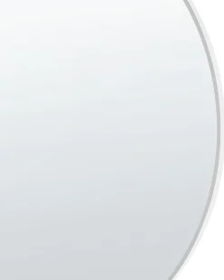 New Beliani Specchio ANNEMASSE 80 cm 80 cm Metallo Argento