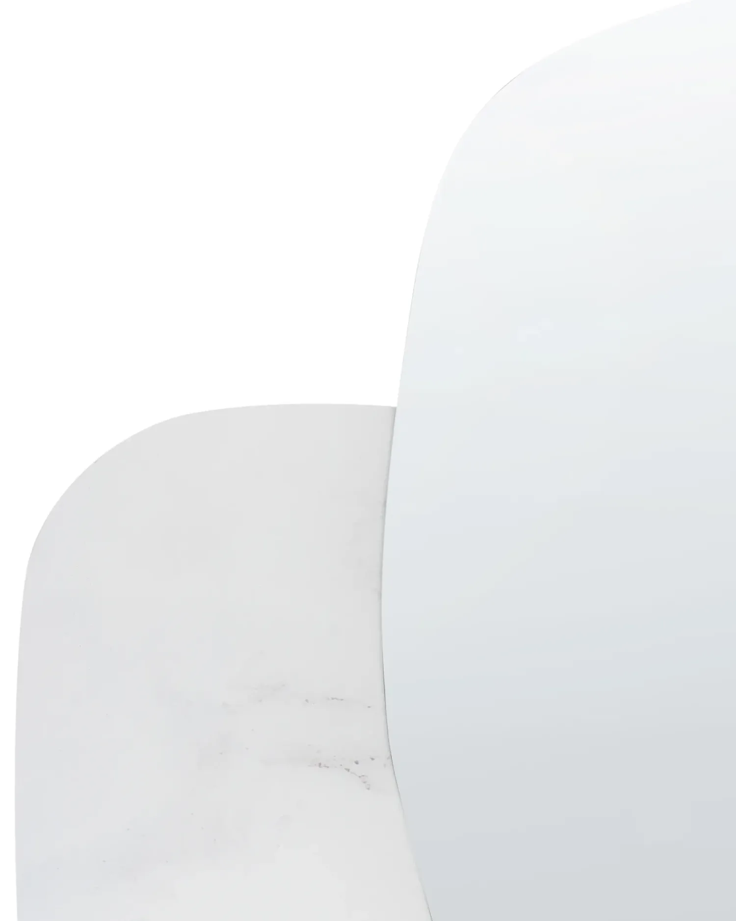 Clearance Beliani Specchio ARVERT 60 cm 80 cm Marmo Bianco