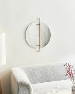 Outlet Beliani Specchio ATTIN 52 cm 65 cm Oro