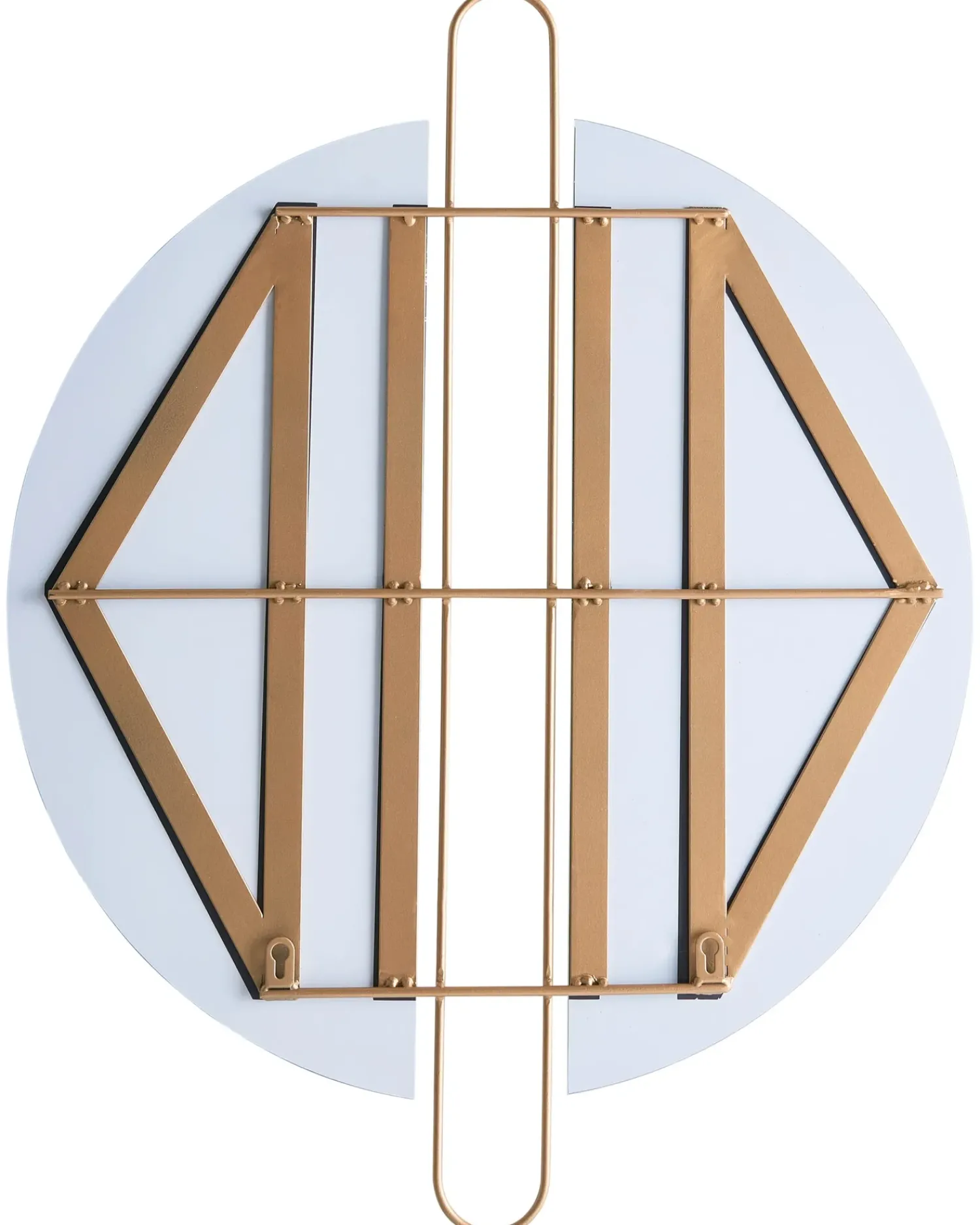 Outlet Beliani Specchio ATTIN 52 cm 65 cm Oro