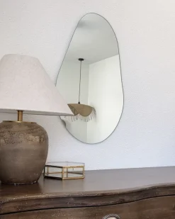 Sale Beliani Specchio AUBAGNE 40 cm 65 cm Argento