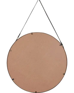 Online Beliani Specchio AUTUN 60 cm 60 cm Metallo Oro Oro Marrone
