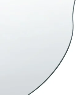 New Beliani Specchio AUXERRE 40 cm 80 cm Argento