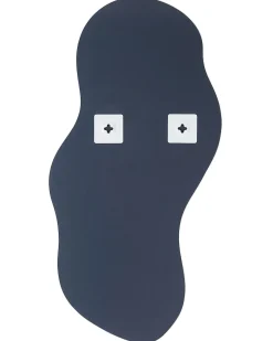 New Beliani Specchio AUXERRE 40 cm 80 cm Argento