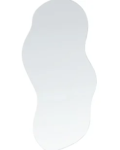 New Beliani Specchio AUXERRE 40 cm 80 cm Argento