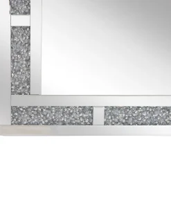 New Beliani Specchio AVRILLE 60 cm 90 cm Argento