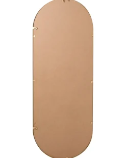 Outlet Beliani Specchio AZEVILLE 46 cm 122 cm Metallo Oro