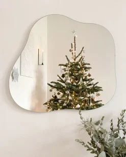 Discount Beliani Specchio BAGNEUX 50 cm 55 cm Argento