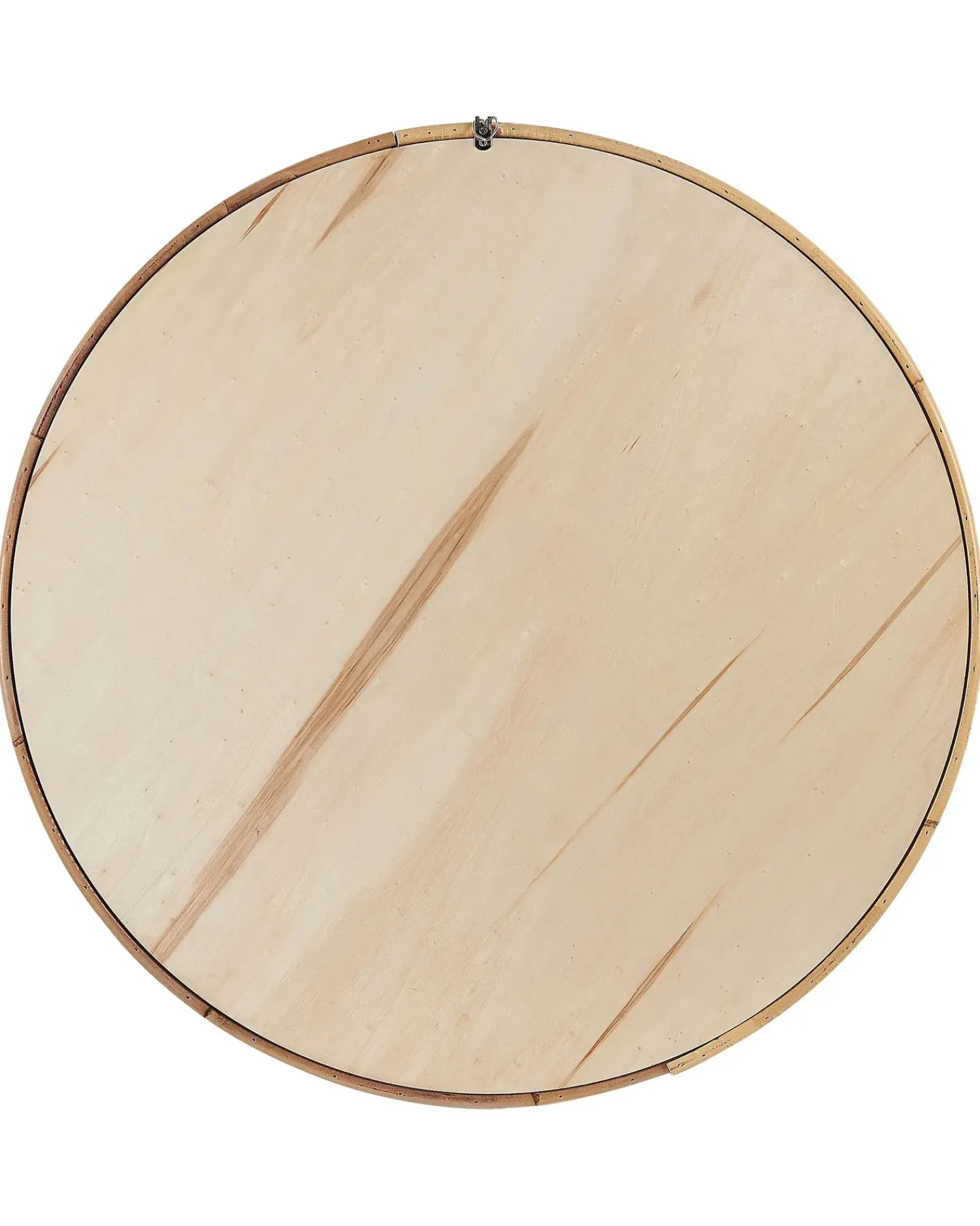 Online Beliani Specchio BARUNG 60 cm 60 cm Rattan Naturale Beige Marrone