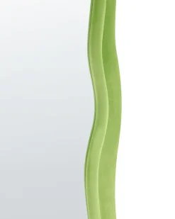Discount Beliani Specchio BEAUNE 56 cm 160 cm Velluto Verde