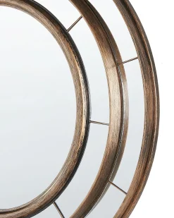 Online Beliani Specchio BELCHITE 40 cm 40 cm Oro
