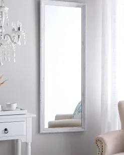 Clearance Beliani Specchio BENON 50 cm 130 cm Bianco sporco Bianco Grigio