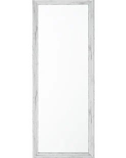 Clearance Beliani Specchio BENON 50 cm 130 cm Bianco sporco Bianco Grigio