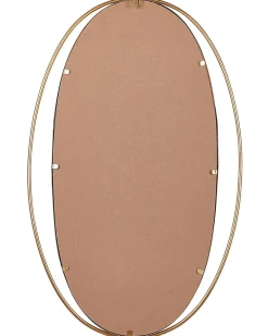 Beliani Specchio BESSON 55 cm 90 cm Metallo Oro