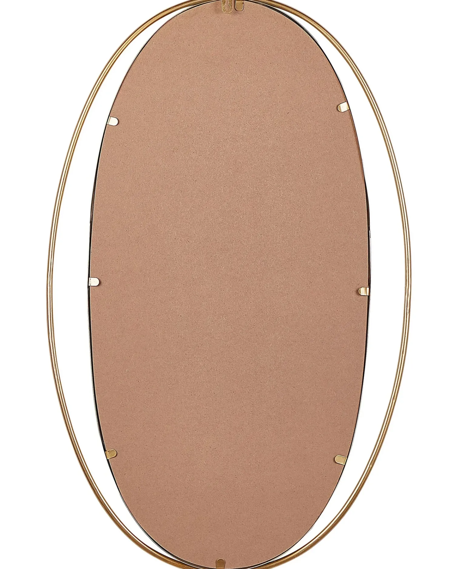 Beliani Specchio BESSON 55 cm 90 cm Metallo Oro