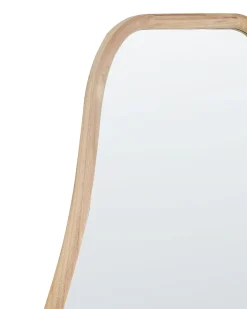 Discount Beliani Specchio BIOLLET 80 cm 180 cm Legno di Paulownia Naturale Marrone