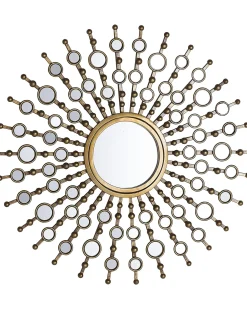 Best Beliani Specchio BLOIS 70 cm 70 cm Metallo Oro