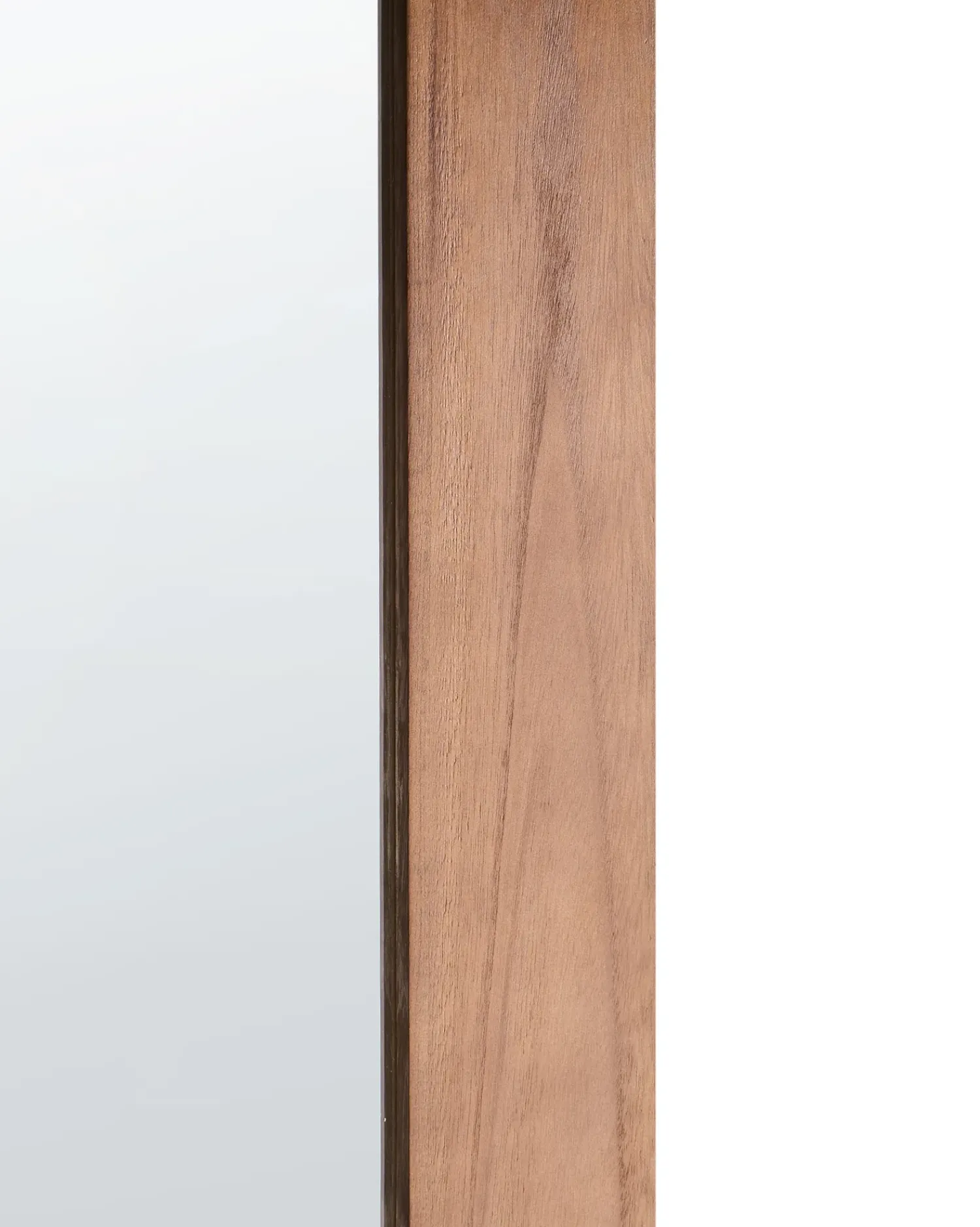 Hot Beliani Specchio BLOSVILLE 58 cm 164 cm Legno di abete Marrone