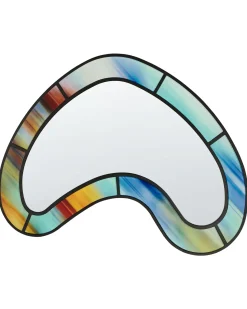 Sale Beliani Specchio BOUVRON 80 cm 60 cm Multicolore Nero Multicolore