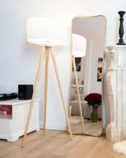 Best Beliani Specchio BRIEUC 50 cm 160 cm Oro