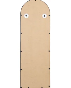 Outlet Beliani Specchio BROUAGE 40 cm 120 cm Metallo Nero