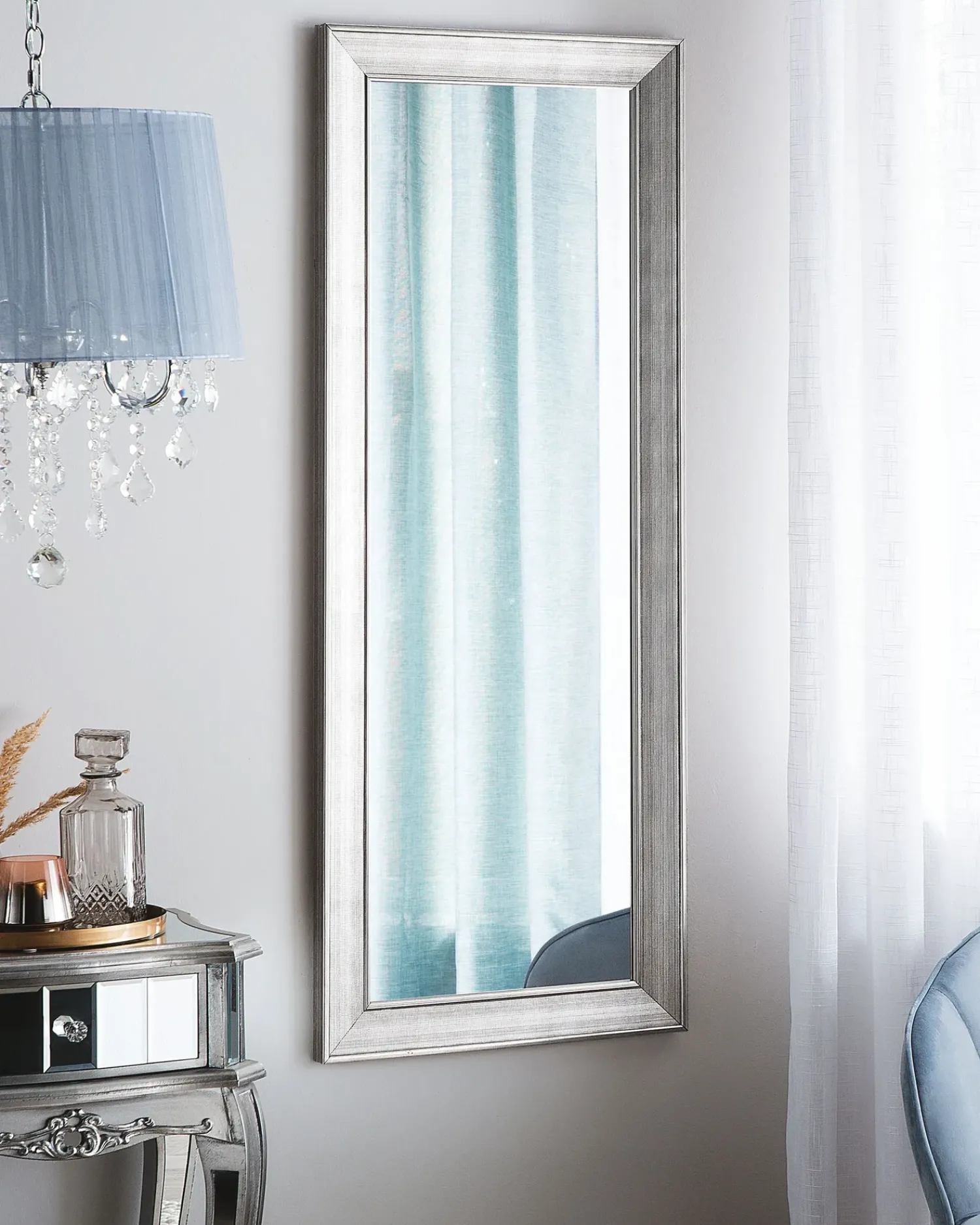 Best Beliani Specchio BUBRY 50 cm Argento
