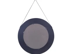 Hot Beliani Specchio CAMBRAI 70 cm 104 cm Rattan Naturale Naturale Nero
