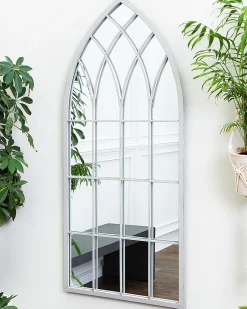 Clearance Beliani Specchio CASSEL 50 cm 115 cm Metallo chiaro Grigio