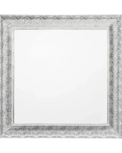 Beliani Specchio CAVAN 65 cm 65 cm Metallo Argento