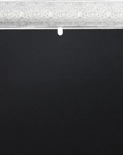 Beliani Specchio CAVAN 65 cm 65 cm Metallo Argento