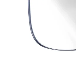Beliani Specchio CERGY 39 cm 95 cm Metallo Nero