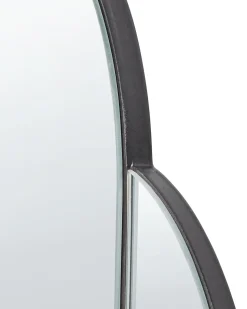 New Beliani Specchio CHAILLON 60 cm 80 cm Blu Blu Argento