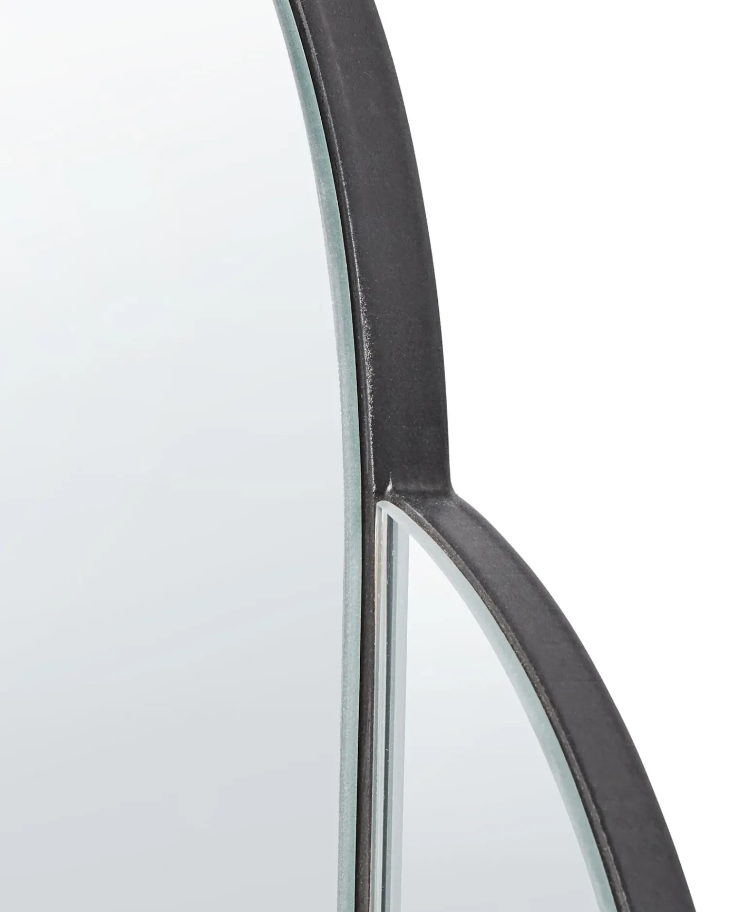 New Beliani Specchio CHAILLON 60 cm 80 cm Blu Blu Argento